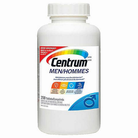 Centrum Complete Multivitamin and Mineral Supplement for Men 250 Tablets