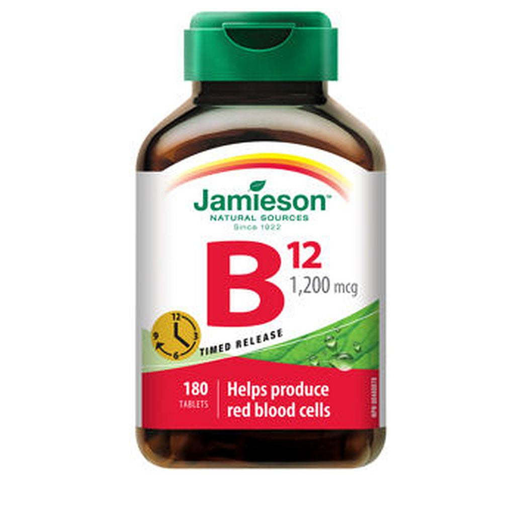Jamieson Timed Release B12 1200 mcg - 180 Tablets