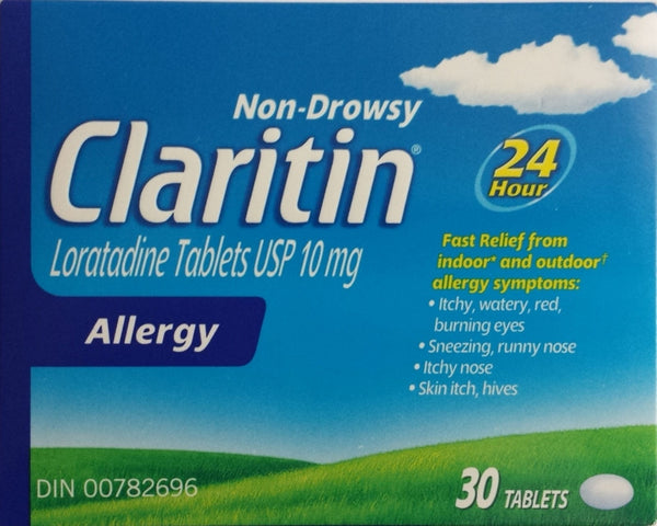 Claritin Effective Non-Drowsy 24-Hour Relief 10mg 30 Tablets